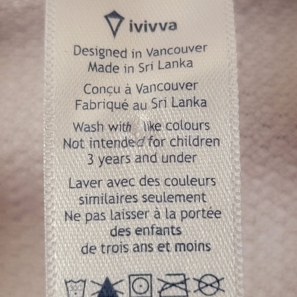 Ivivva by lululemon girl kids two tone ombre workout long sleeve top - Picture 4 of 8